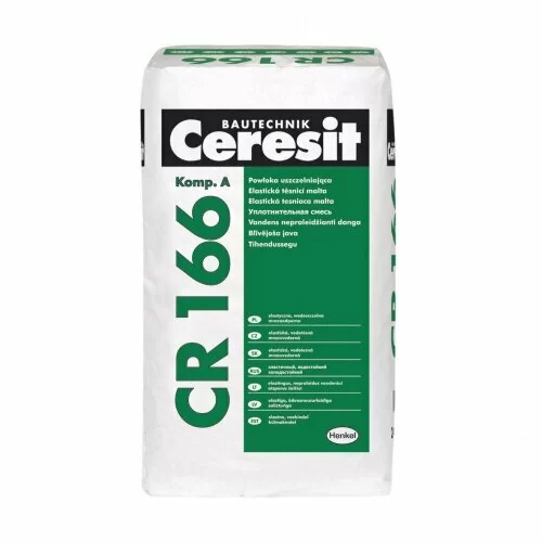 Гидроизоляционная эластичная масса Ceresit CR 166 компонент А 24 кг от магазина ЛесКонПром.ру