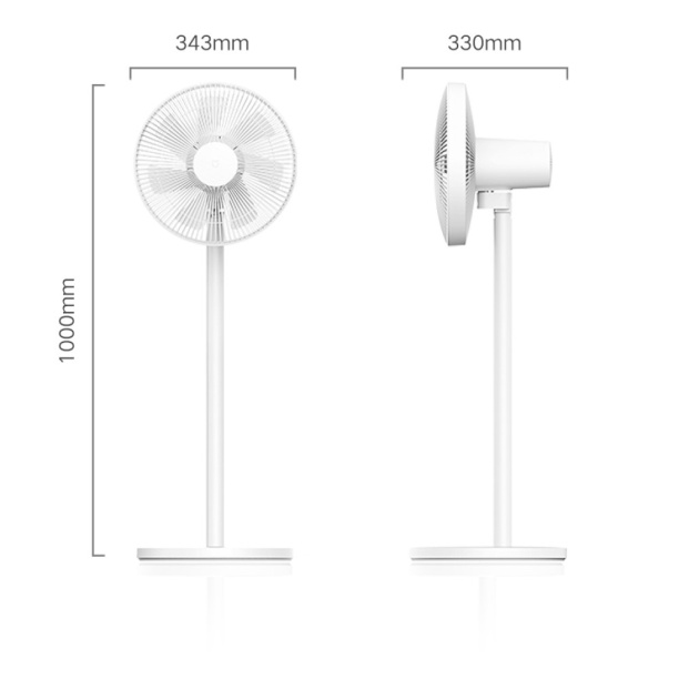 Вентилятор Xiaomi Mi Smart Fan 2 Lite с Wi-Fi 35 см от магазина ЛесКонПром.ру