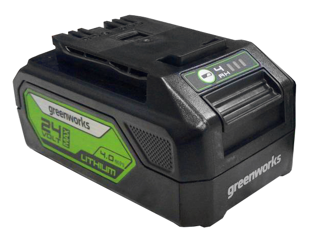2 Аккумулятора с USB разъемом Greenworks G24USB4 24V (4 А/ч) + Зарядное устройство на 2 аккумулятора Greenworks G24C 24V от магазина ЛесКонПром.ру