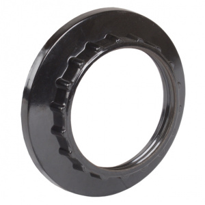Кольцо для патрона E27 черное