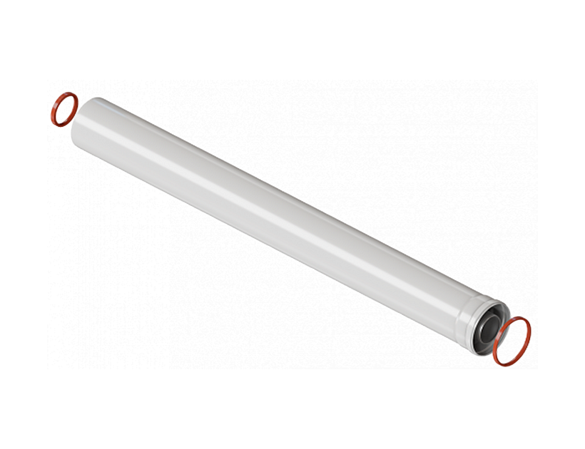 Элемент удлинительный коаксиальный Royal Thermo диам. 60/100L, 1000 мм от магазина ЛесКонПром.ру