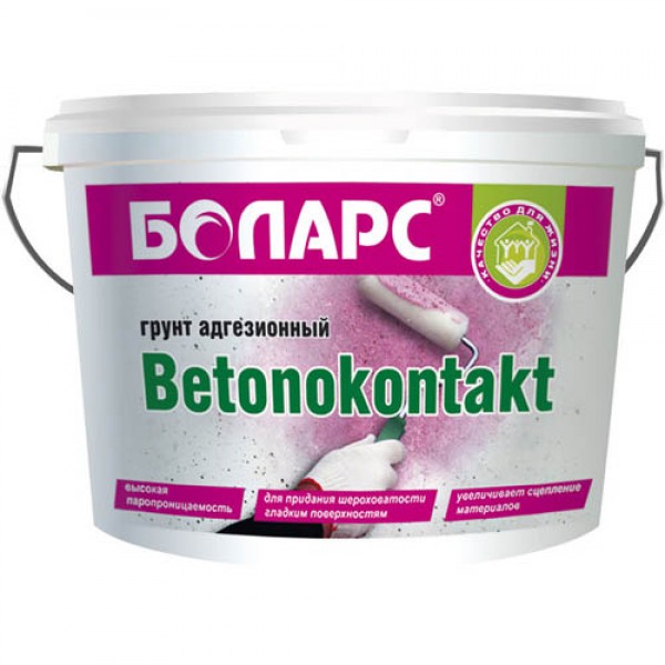 Грунт Бетоноконтакт БОЛАРС, 10 кг от магазина ЛесКонПром.ру