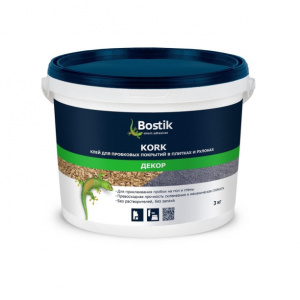Клей для пробковых покрытий Bostik Kork 3 кг