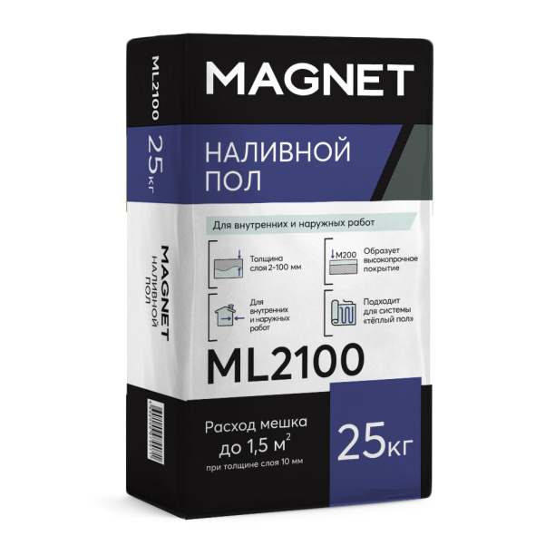 Наливной пол MAGNET ML-2100, 25 кг от магазина ЛесКонПром.ру