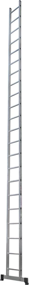 Лестница алюминиевая односекционная приставная Новая Высота 1х22 арт. 1210122 от магазина ЛесКонПром.ру