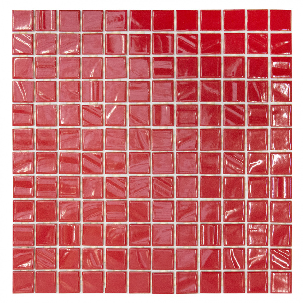Мозаика Темари керамогранит красная 29,8х29,8х0,35 см 20005 N от магазина ЛесКонПром.ру