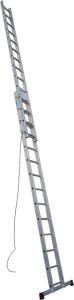Лестница алюминиевая двухсекционная с канатной тягой KRAUSE CORDA 2х14 арт. 030511
