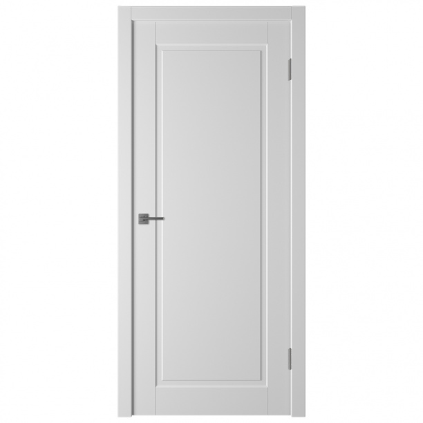 Дверь межкомнатная глухая 2000х600 мм Аура эмаль белая от магазина ЛесКонПром.ру
