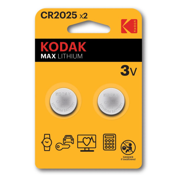 Батарейка KODAK CR2025 2 шт от магазина ЛесКонПром.ру