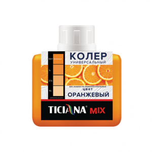 Колер универсальный Ticiana Mix оранжевый 80 мл