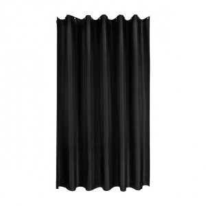 Штора для ванной Moroshka Bantu 200х200 см текстиль черная