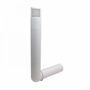 Дефлектор для вентиляции цокольного пространства Vilpe Ross 125/135 малярный белый