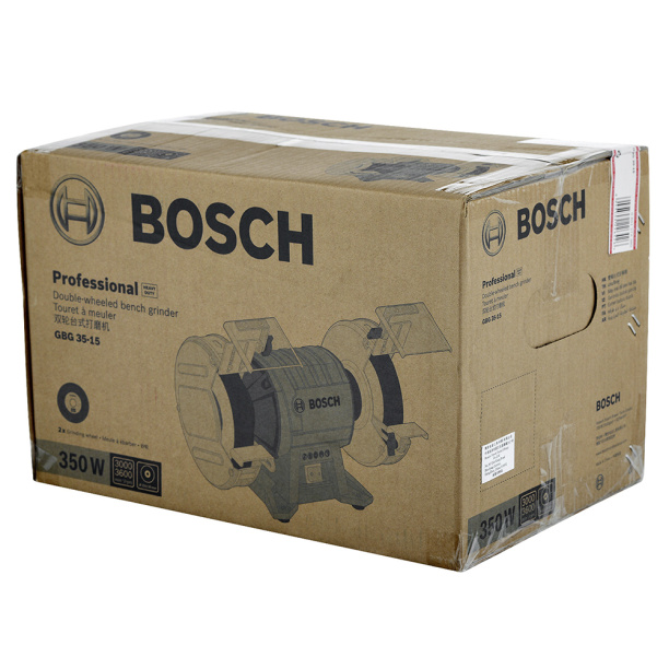 Станок точильно-шлифовальный BOSCH Professional GBG 35-15, 350 Вт 150 мм от магазина ЛесКонПром.ру