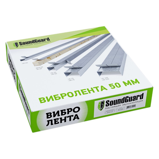 Лента демпферная SoundGuard для профиля 50 мм длина 12 м от магазина ЛесКонПром.ру