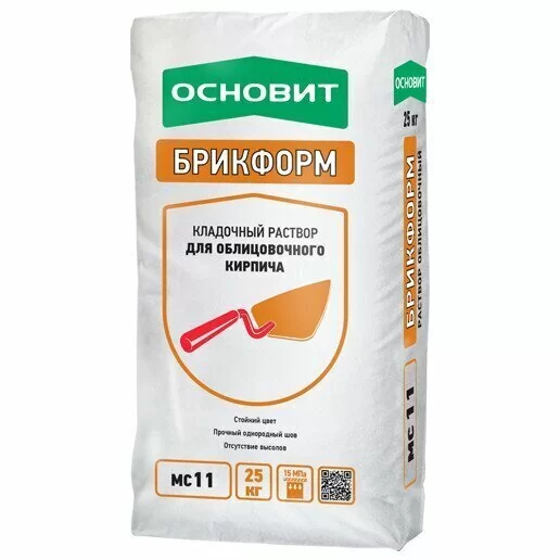 Цементная кладочная смесь Основит MC-11 083 медный 25 кг от магазина ЛесКонПром.ру