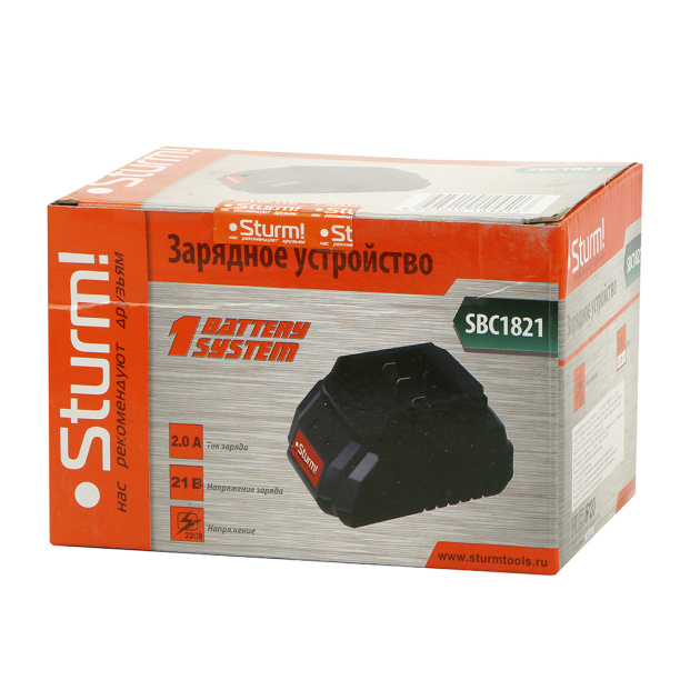 Зарядное устройство Sturm! SBC1821 1BatterySystem для аккумуляторов 18 В от магазина ЛесКонПром.ру