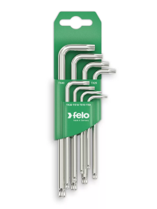 Felo Набор ключей Г-образных шестигранных с шаровым окончанием 8шт Torx T9-T40 34808011 в Москве