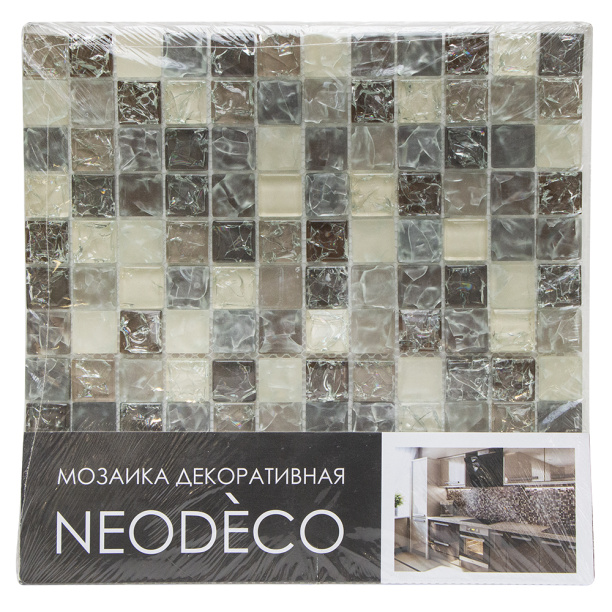 Мозаика NEODECO BL8211 стекло 30х30х0,8 см от магазина ЛесКонПром.ру