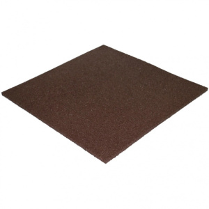 Резиновая плитка 50х50х1 см коричневая