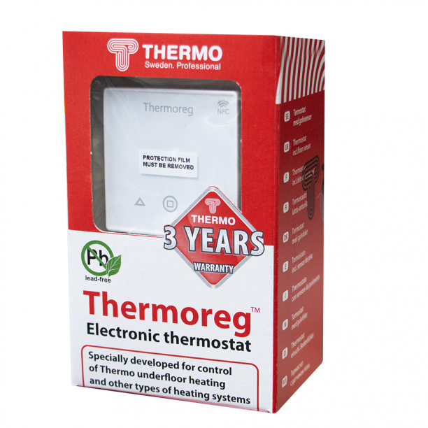Терморегулятор Thermo Thermoreg TI-700 NFC с дисплеем белый от магазина ЛесКонПром.ру