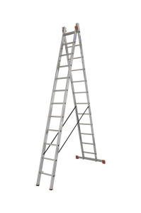 Лестница алюминиевая двухсекционная KRAUSE DUBILO 2х12 арт. 129505
