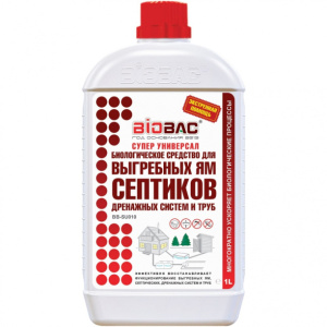 Средство для выгребных ям и септиков BIOBAC BB-SU010 1 л