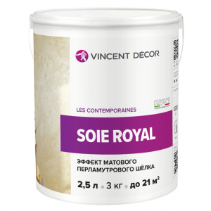 Покрытие декоративное Vincent Decor Soie Royal 2,5 л