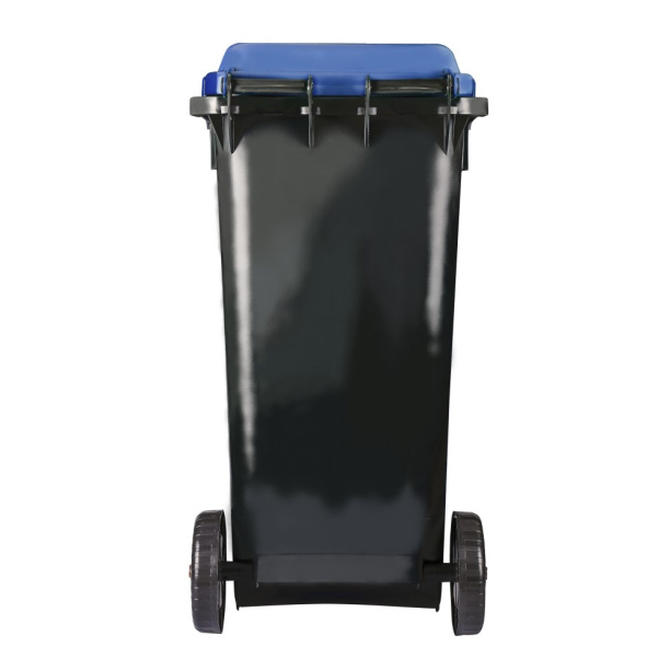 Контейнер для мусора на колесах 120 л черно-синий от магазина ЛесКонПром.ру