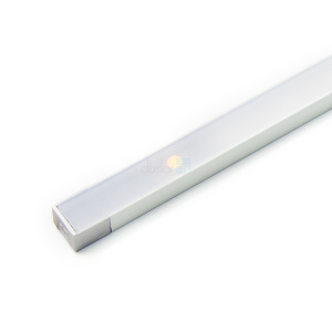 Светодиодный светильник DLIGHT MEC 2,5 м в отрез, с сенсорным выключателем, алюминий, свет-холодный DLIGHT