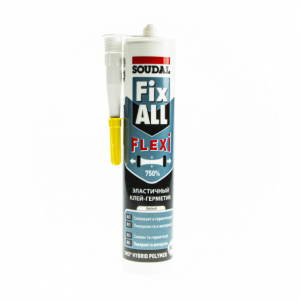 Гибридный клей-герметик SOUDAL Fix All Flexi 290 мл белый