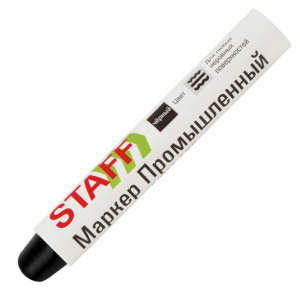 Полимерный маркер STAFF ПМ-100 для промышленной маркировки черный (-20...+40°С)