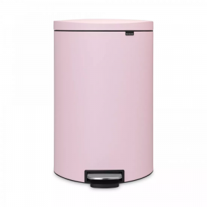 Контейнер для мусора с педалью, объем: 40 л, материал: нержавеющая сталь, цвет: розовый, серия FlatBack, B103926, BRABANTIA, Бельгия