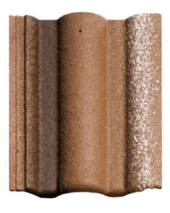 Цементно-песчаная черепица Braas (Венгрия) Адриа цвет коричневый