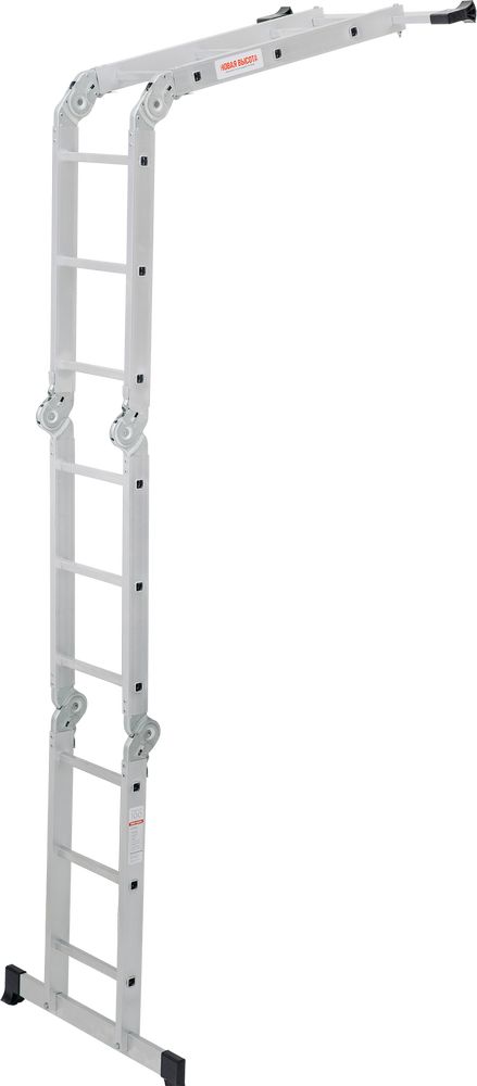 Алюминиевая четырехсекционная лестница-трансформер 340 мм NV1320 НОВАЯ ВЫСОТА 2Х3+2Х4 арт.1320234 от магазина ЛесКонПром.ру