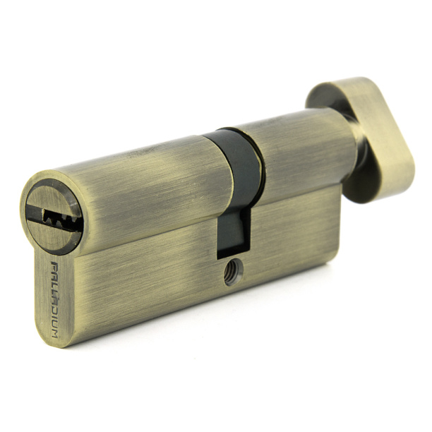 Цилиндр для замка 35х45 мм Palladium Smart ключ-завертка бронза от магазина ЛесКонПром.ру