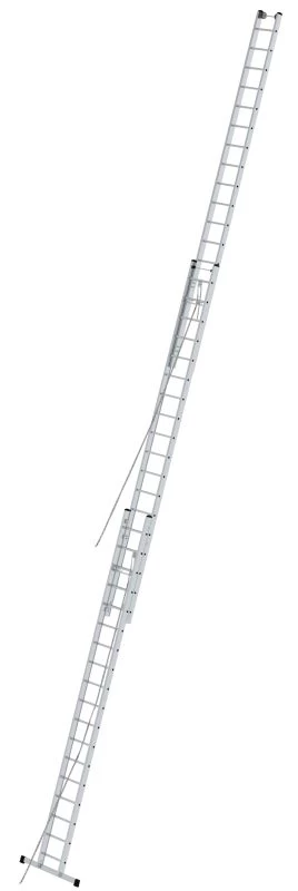 Лестница алюминиевая трехсекционая профессиональная с канатной тягой KRAUSE STABILO 3х18 от магазина ЛесКонПром.ру