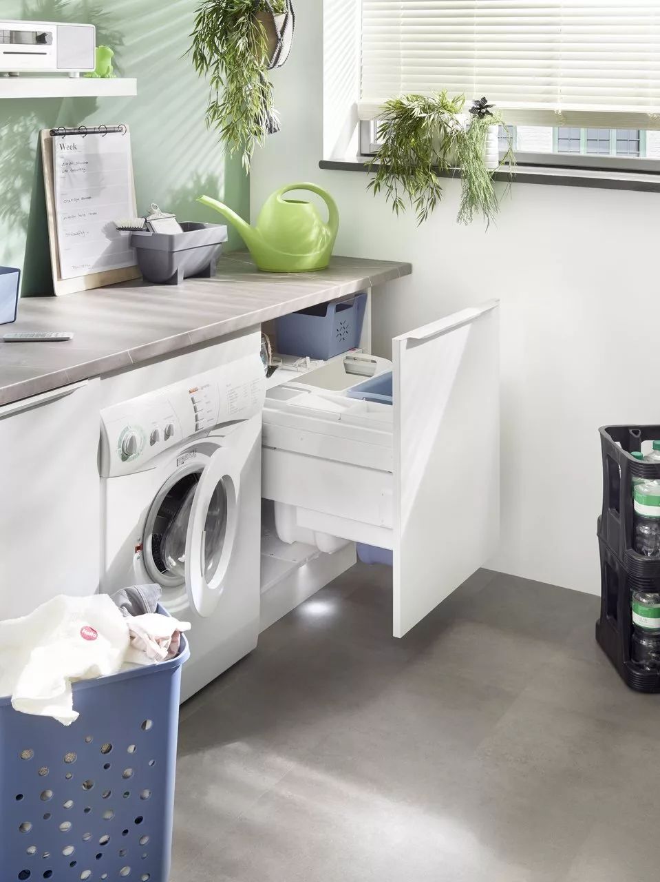 Система хранения Hailo белья 80л Laundry-Carrier для шкафов 60см от магазина ЛесКонПром.ру
