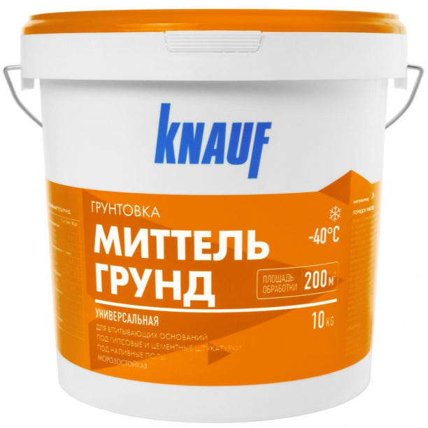 Грунтовка-концентрат КНАУФ Миттельгрунд 10 кг от магазина ЛесКонПром.ру