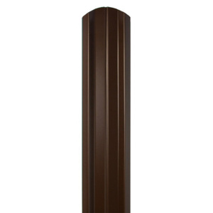 Штакетник ЭКО М-образный фигурный 76 мм 1,5 м ПЭ RAL 8017 коричневый