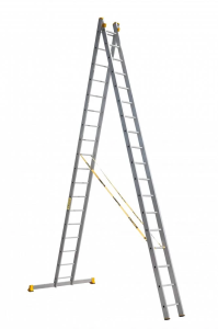 Лестница алюминиевая двухсекционная профессиональная Алюмет 2x18 арт. P2 9218